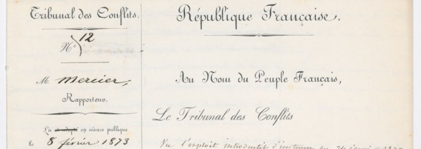 Arrêt Blanco depuis 150 ans lÉtat peut être condamné par la