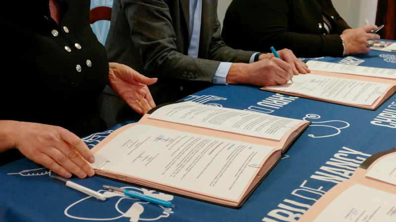 Signature d'une convention en faveur de la médiation entre la CAA de Nancy, le TA de Nancy et le CHRU de Nancy - 16 avril 2025