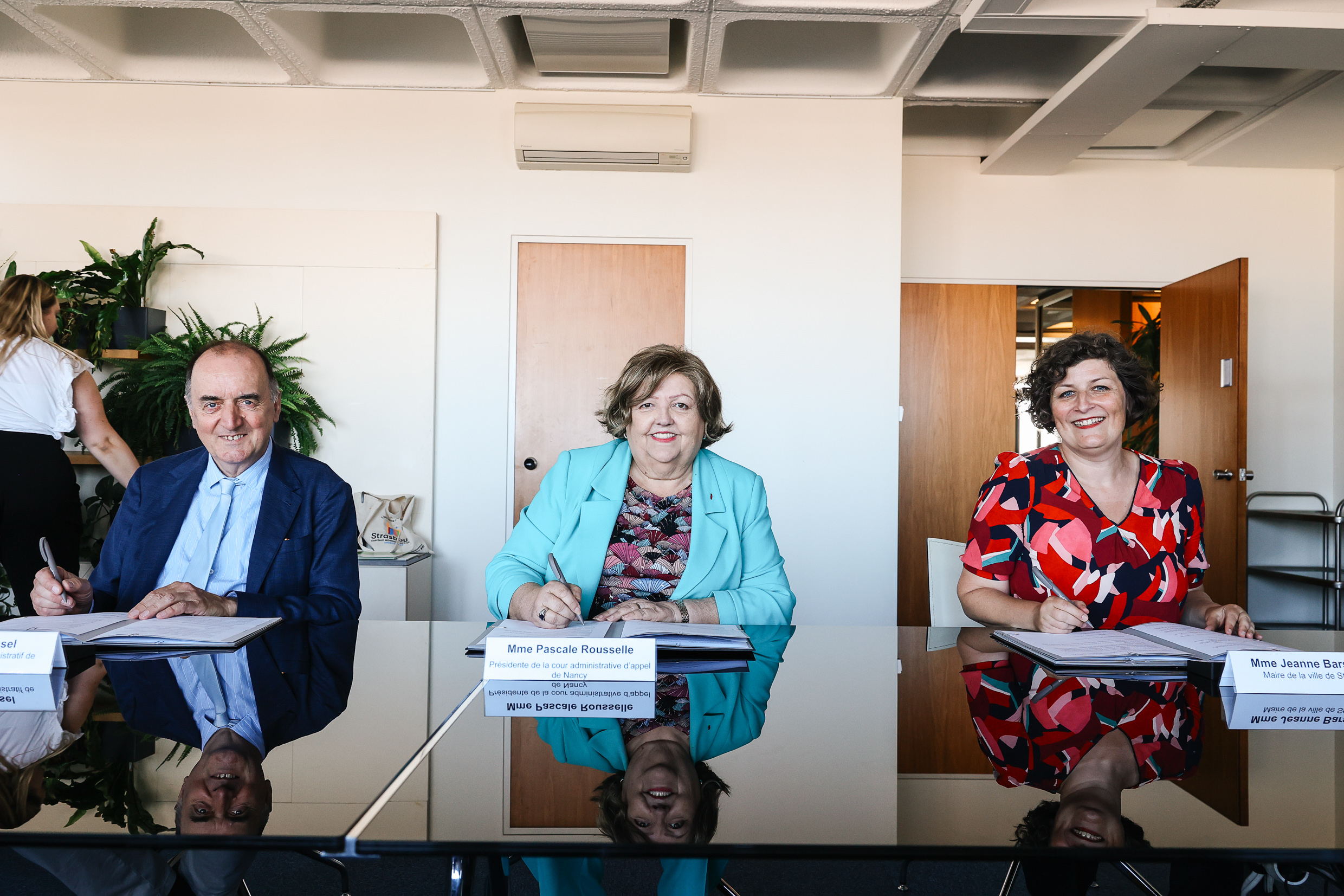 Xavier Faessel, Pascale Rousselle et Jeanne Barseghian