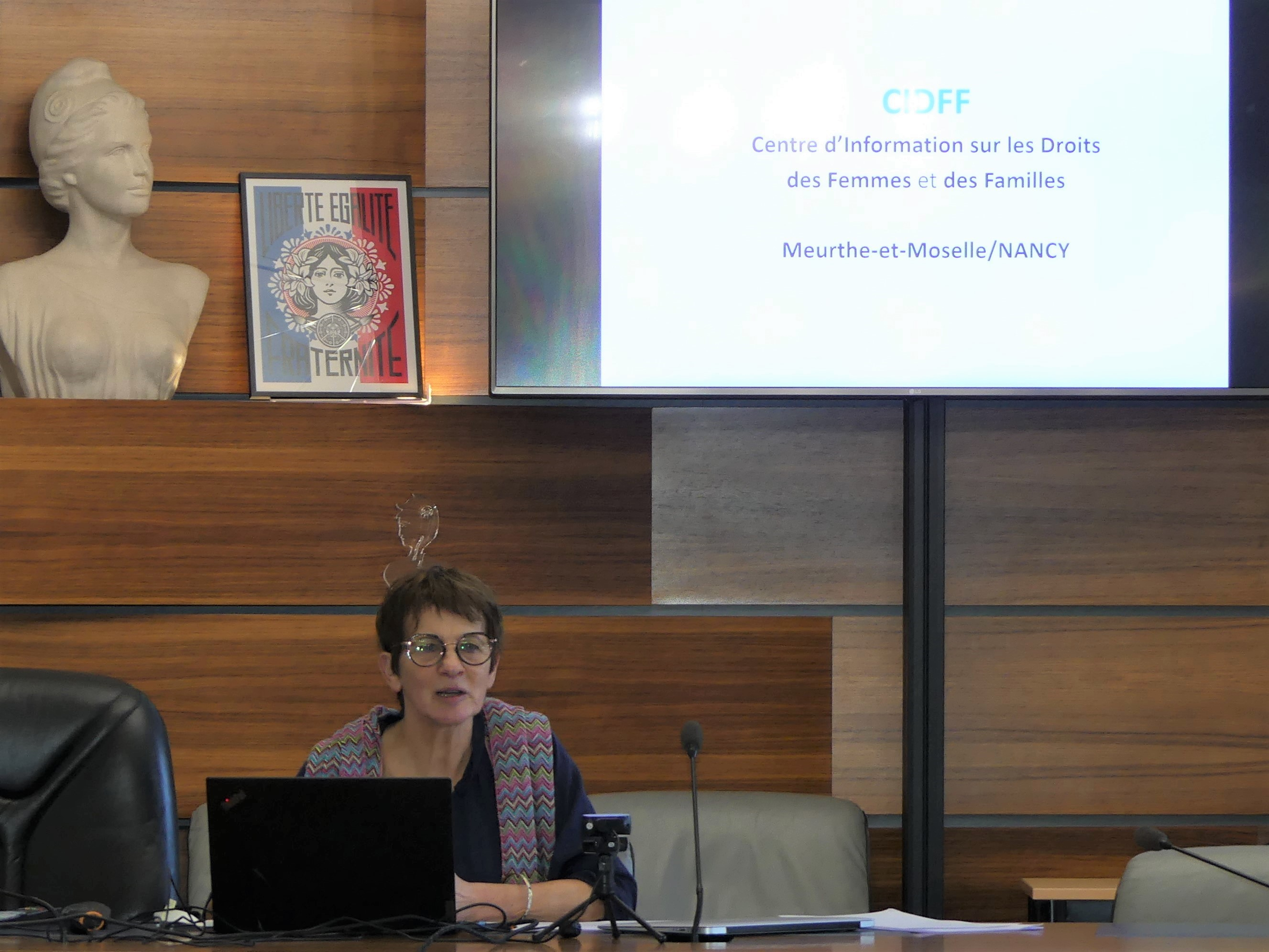 Marie-Pierre DEXEREL, directrice du CIDFF de Nancy