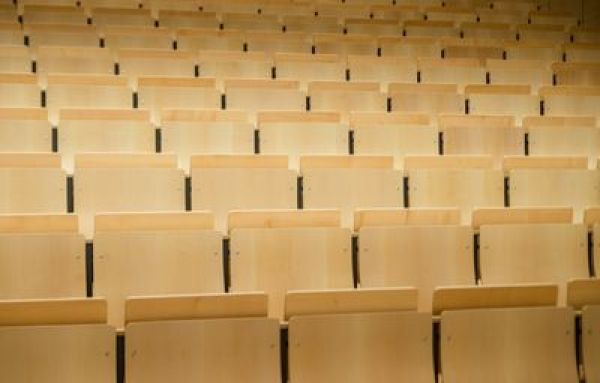 Photograph of chairs in an amphitheater